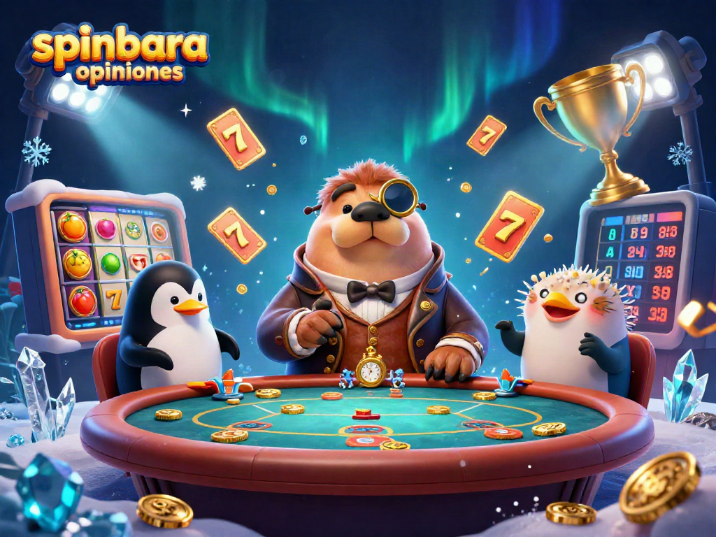 Engage with spinbara opiniones while enjoying an underwater poker scene with vibrant casino elements.
